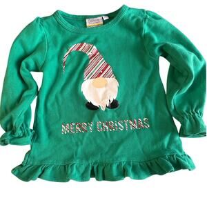 Handmade Merry Christmas Gnome Shirt 2t